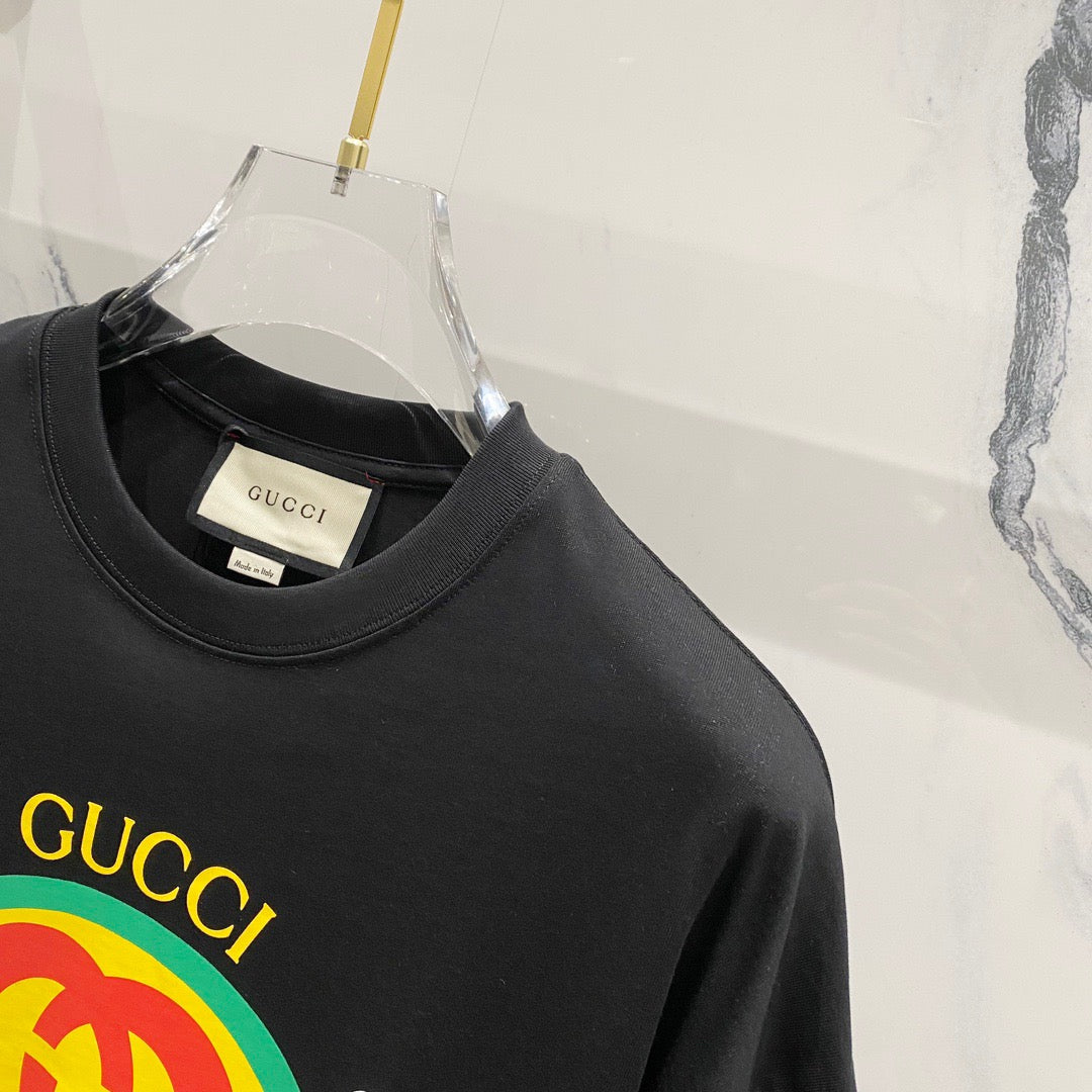 GUCCI
Embroidered cotton-jersey T-shirt