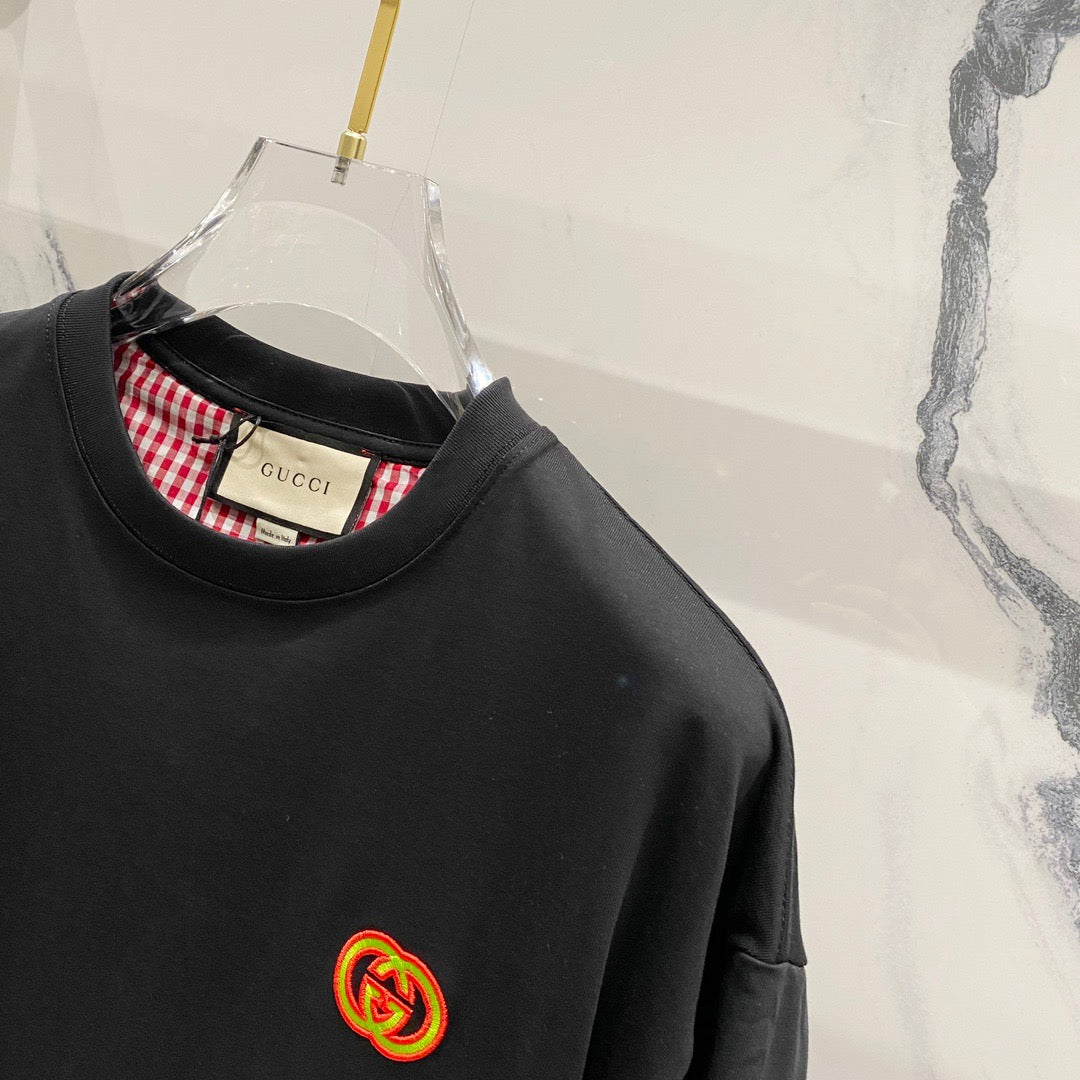 Gucci Blade Logo Printed T-shirt In Black