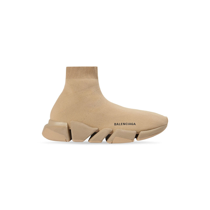 MEN'S SPEED 2.0 MONOCOLOR RECYCLED KNIT SNEAKER IN BEIGE