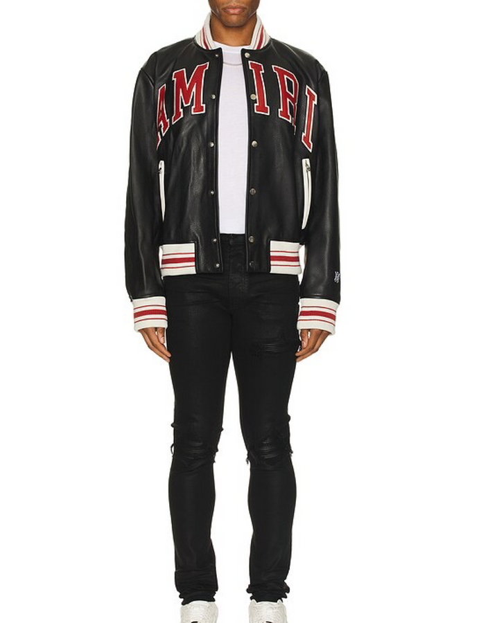 AMIRI
Leather Bomber Jacket