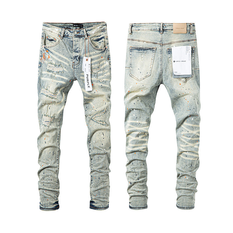 Purple Brand Denim American High Street Straight-leg Denim