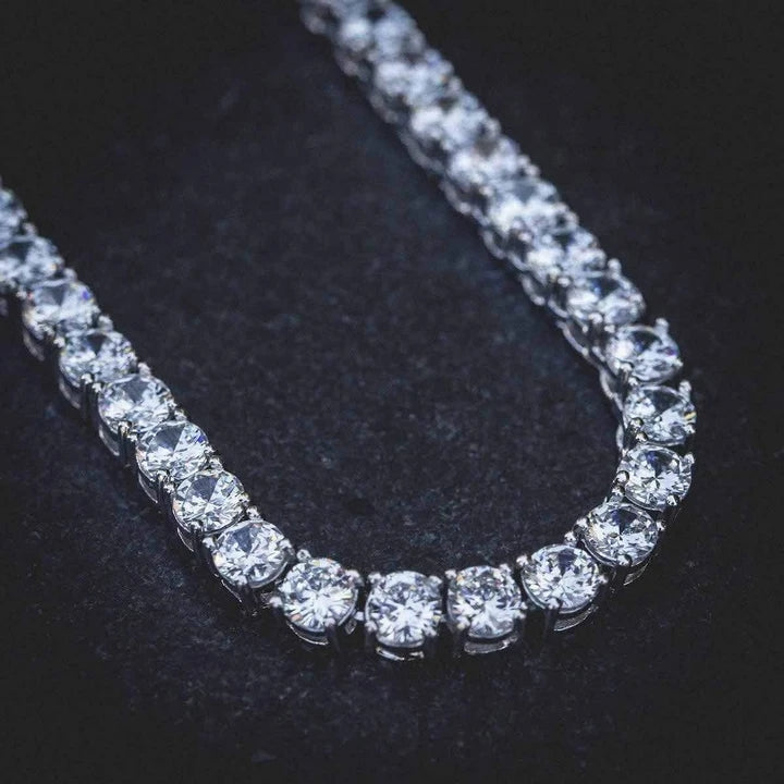 Zircon Men and Women Full Diamond Hip Hop Necklace