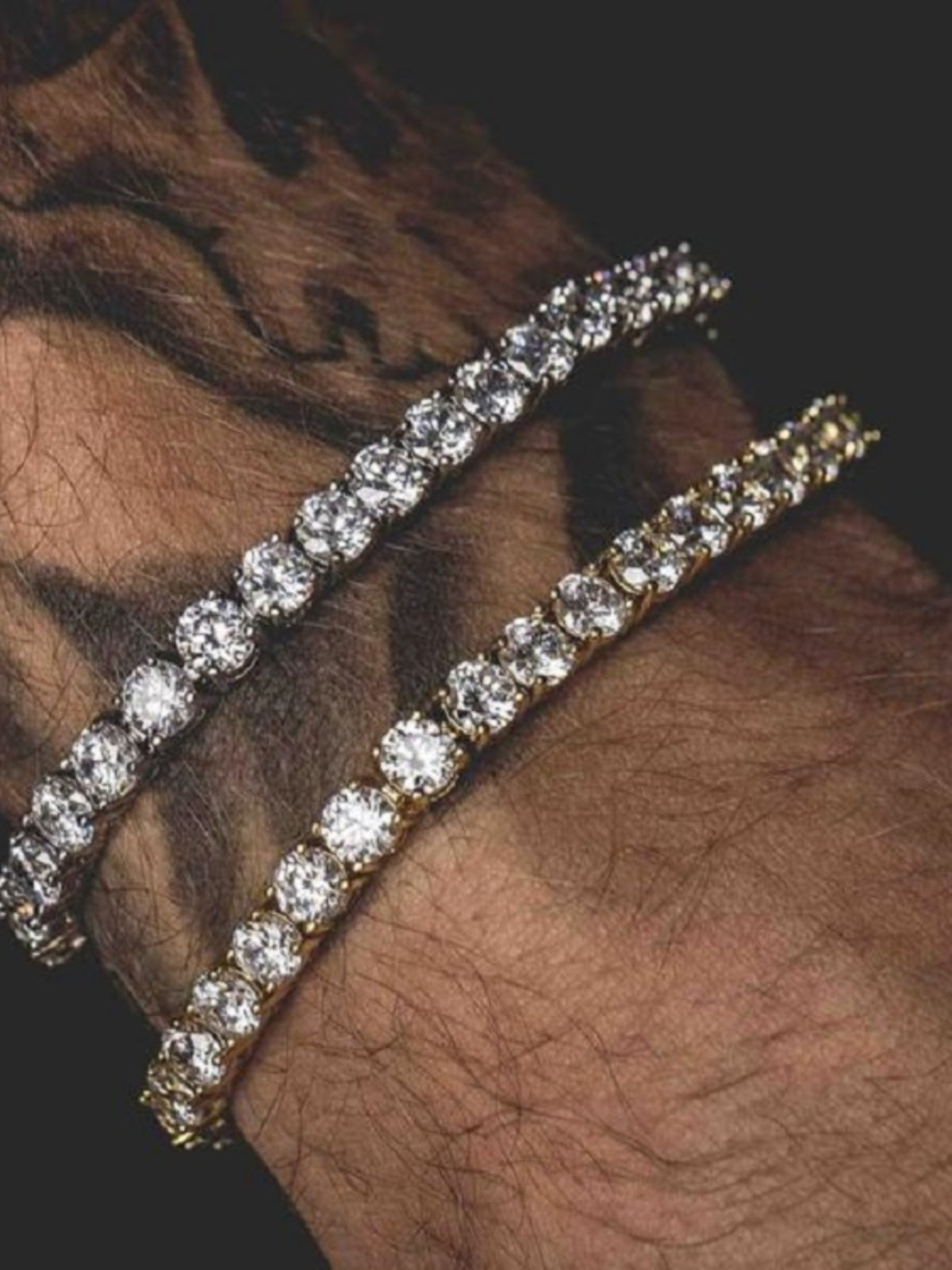 Bing Bing Hiphop Men and Women Night Club Hipster Super Flash Bracelet Rhinestone Bracelet