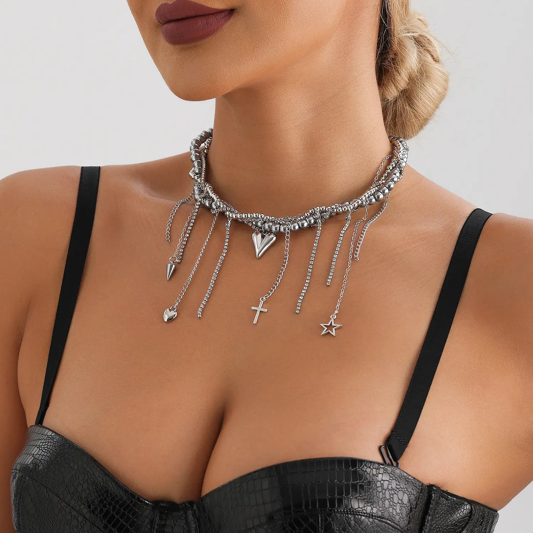 European and American Jewelry Necklace Ins Sweet Cool Style Lovely