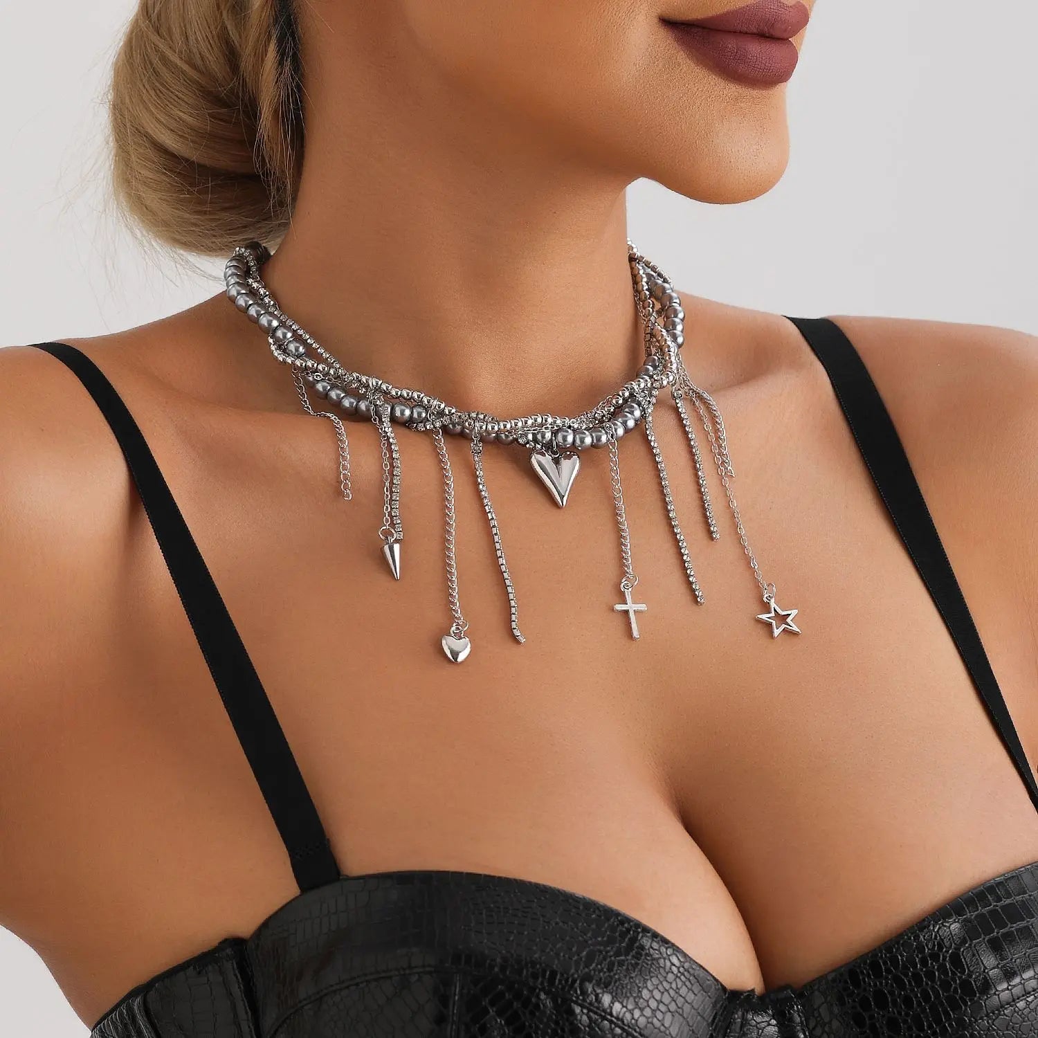 European and American Jewelry Necklace Ins Sweet Cool Style Lovely