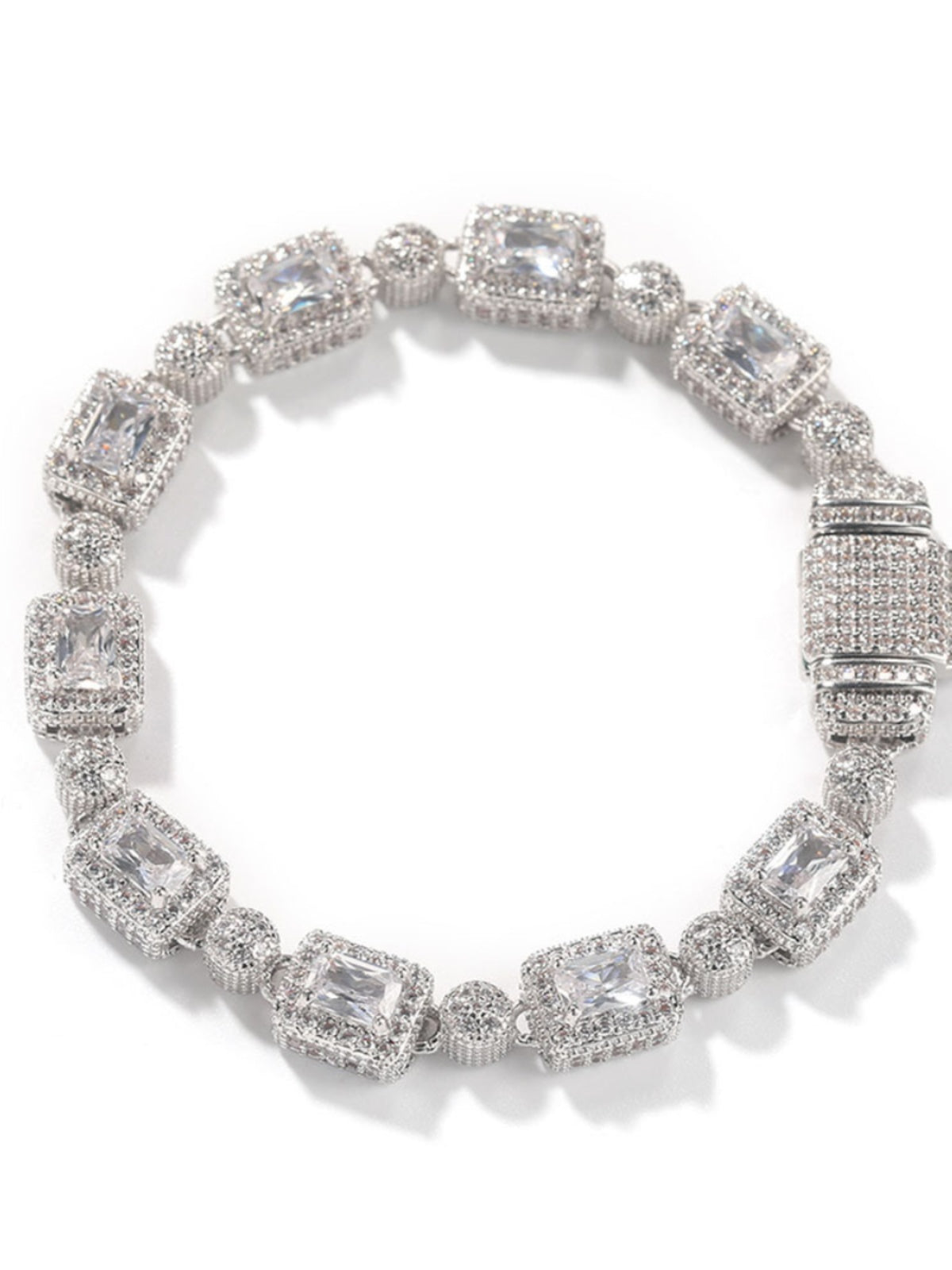 Ice Fashion Pink Hip Hop Men and Women Full Rhinestone Zircon