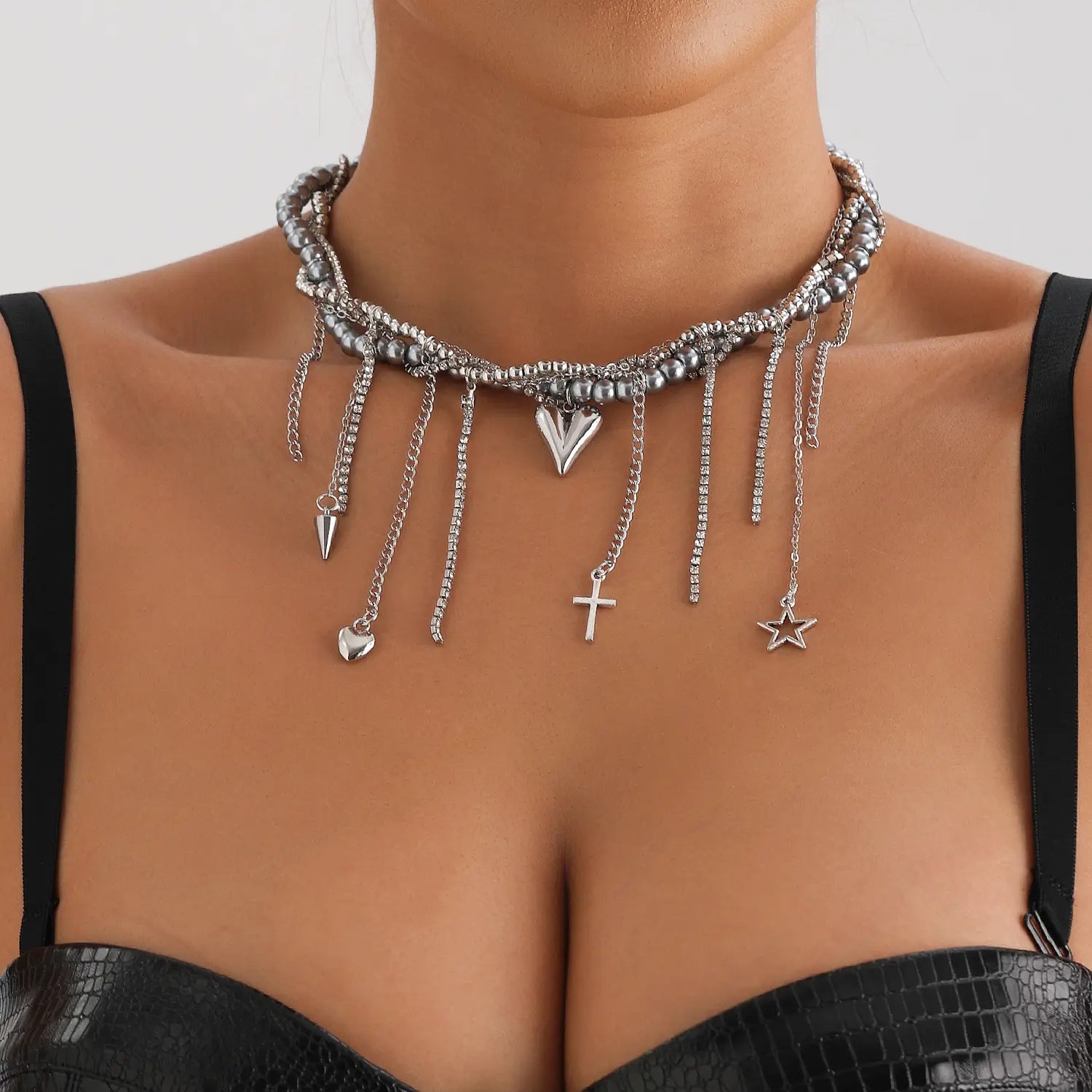 European and American Jewelry Necklace Ins Sweet Cool Style Lovely