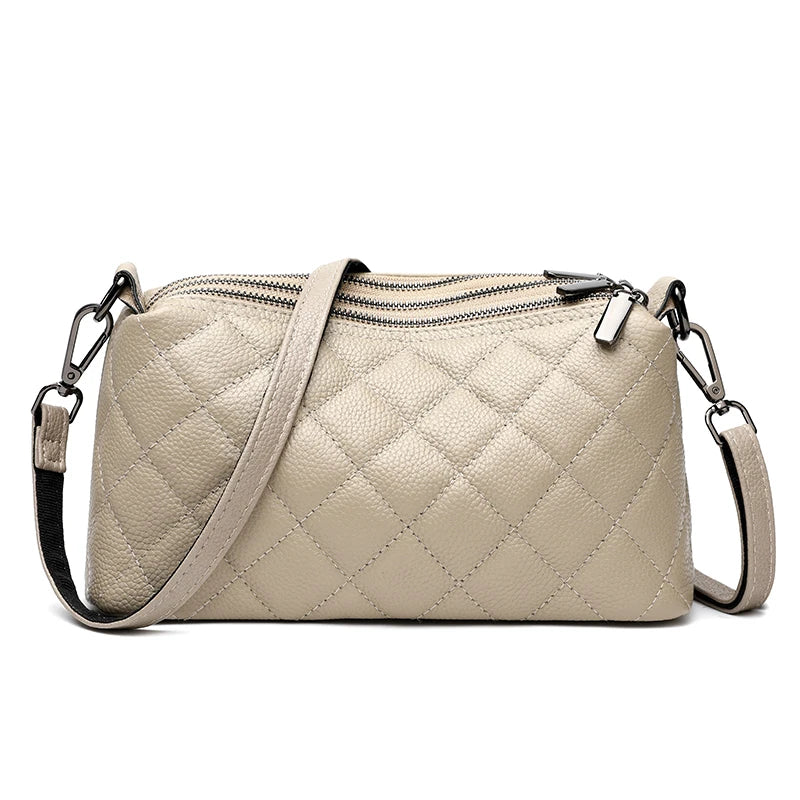 Women Handbag 100% Genuine Leather Shoulder Bag Luxury Brand High-Capacity Messenger Bag Fashion Tote Sac
