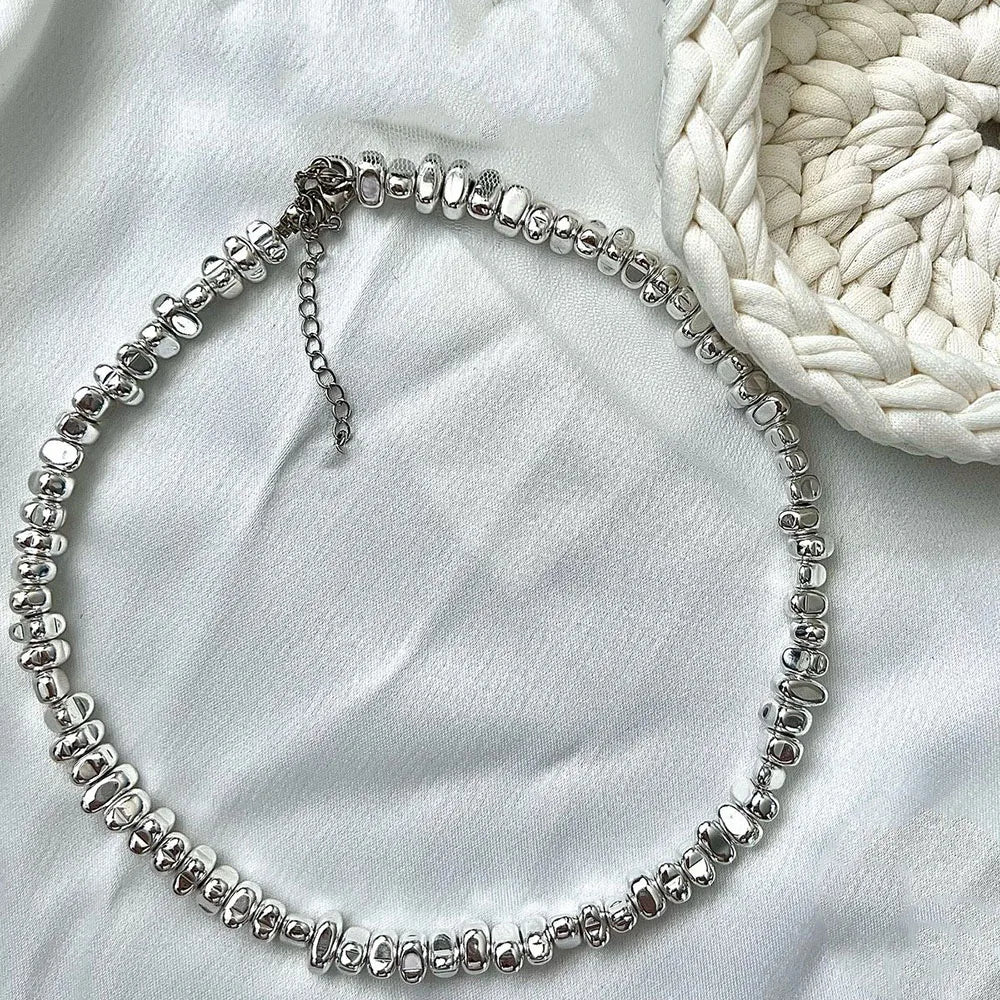 Chain Heart Pendant Necklace For Women Choker Dinner Party