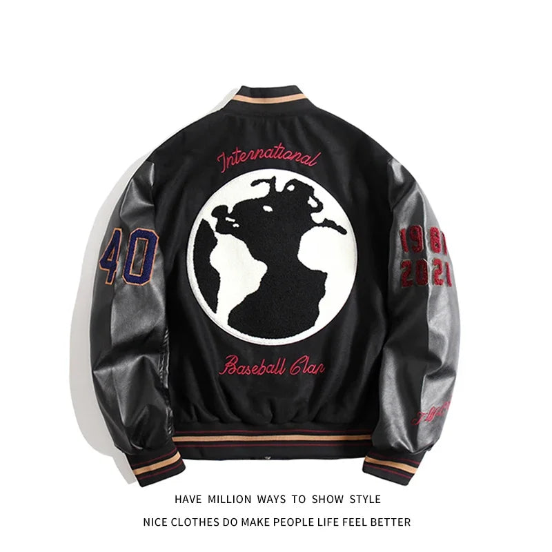 Varsity Jacket Unisex Letterman Chic