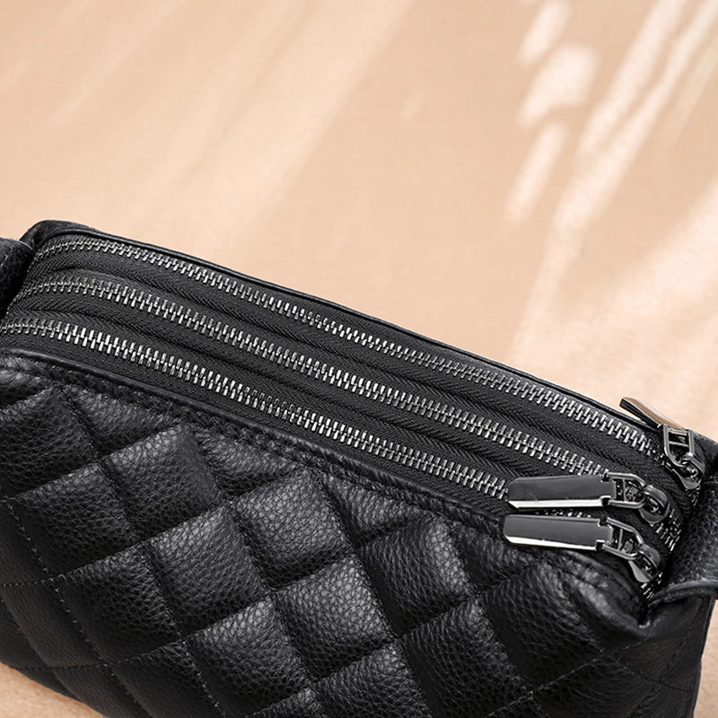 Women Handbag 100% Genuine Leather Shoulder Bag Luxury Brand High-Capacity Messenger Bag Fashion Tote Sac