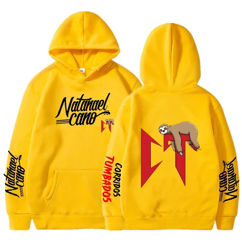 Natanael Cano Hoodies Men And Women Fashion Corridos Tumbados Long Sleeve Sweatshirts
