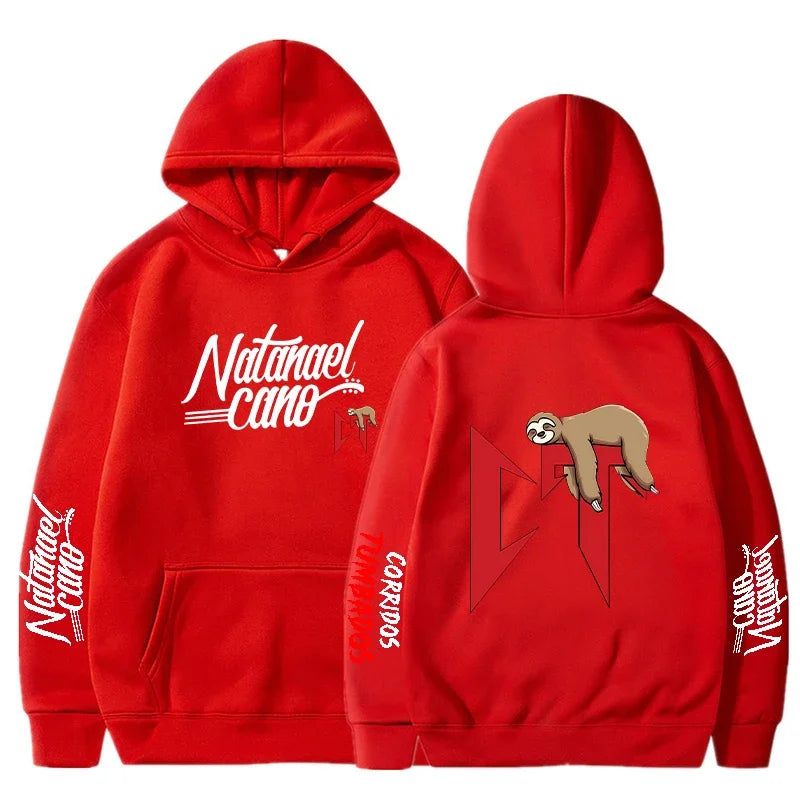 Natanael Cano Hoodies Men And Women Fashion Corridos Tumbados Long Sleeve Sweatshirts