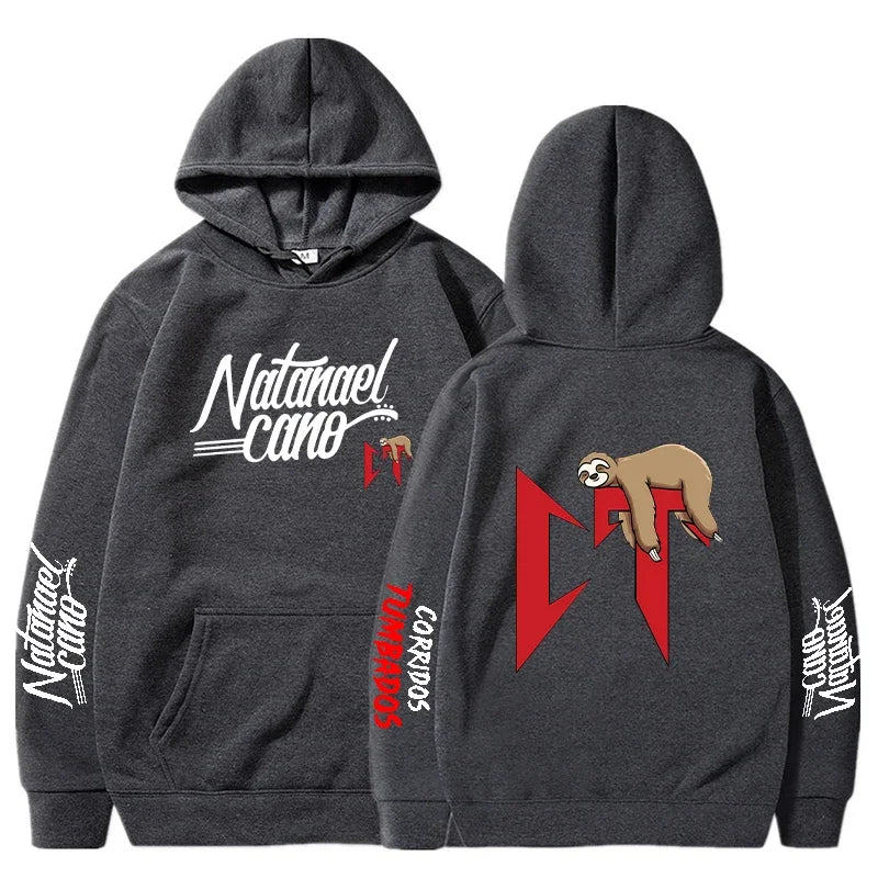 Natanael Cano Hoodies Men And Women Fashion Corridos Tumbados Long Sleeve Sweatshirts