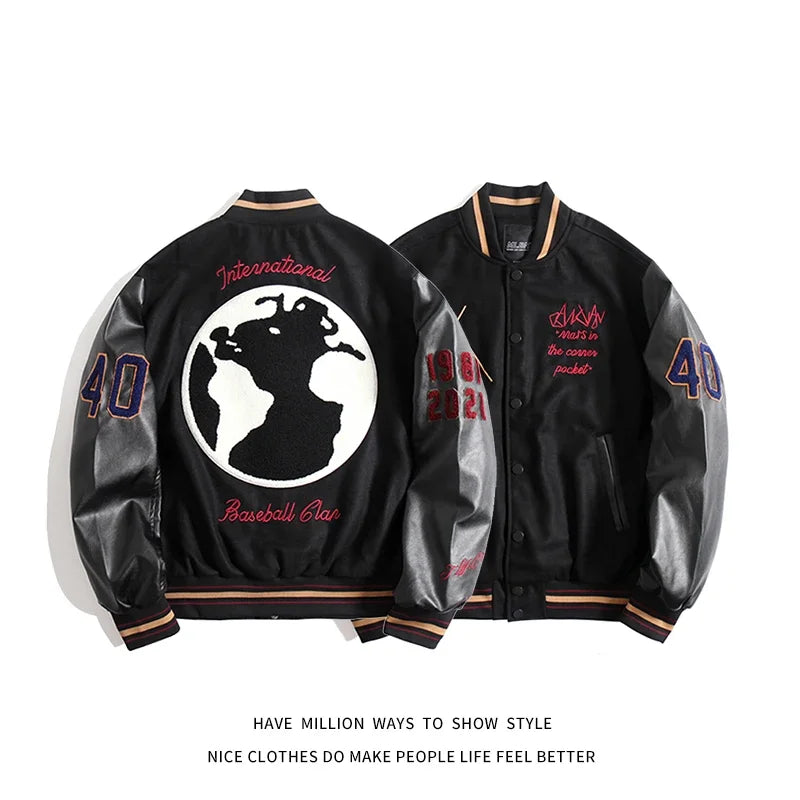 Varsity Jacket Unisex Letterman Chic