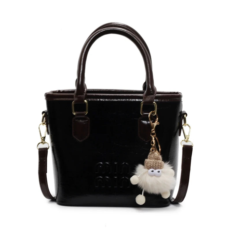 Top-handle Wild Vintage Shoulder Bags For Women's Messenger Bag