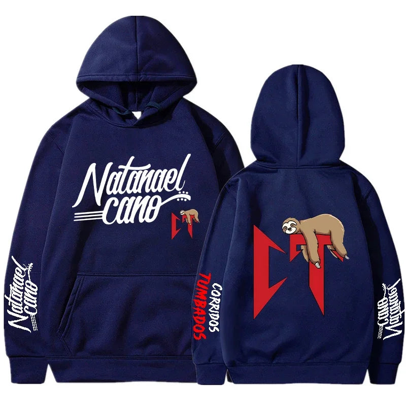 Natanael Cano Hoodies Men And Women Fashion Corridos Tumbados Long Sleeve Sweatshirts