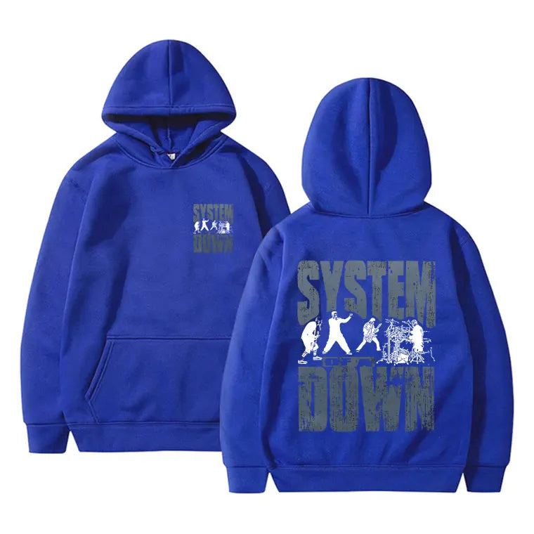Unisex Casual Sweatshirt Men And Women Alternative Metal Music Pullover Hoodies