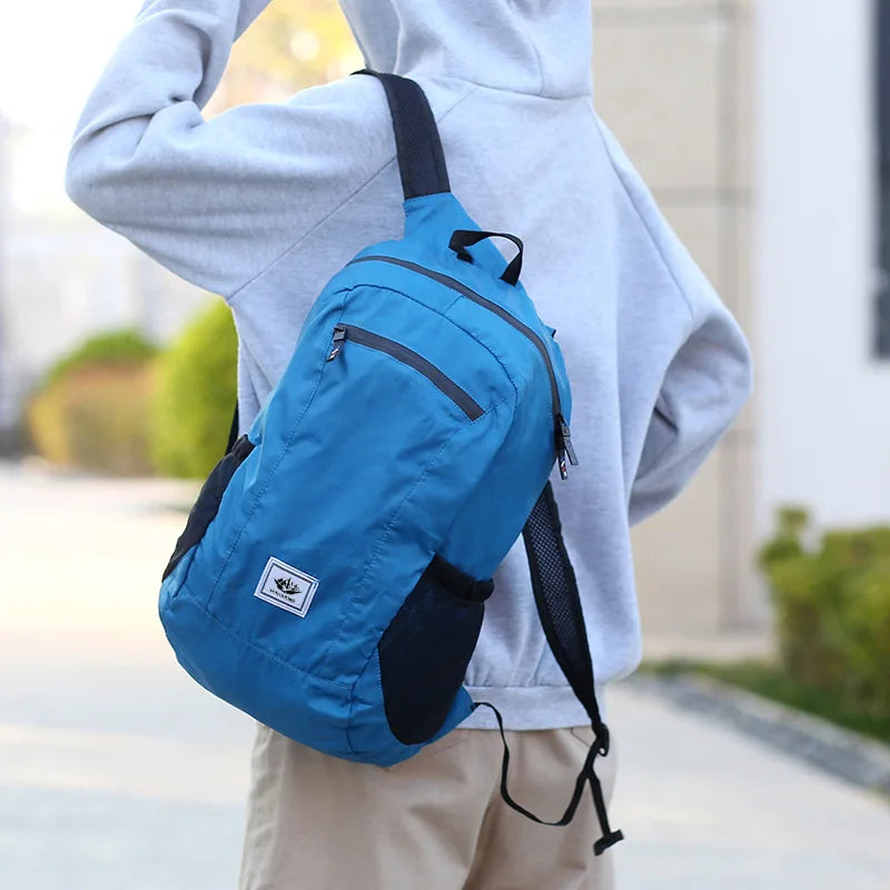 Outdoor waterproof large capacity  Travel Sports Backpack  Neutral style