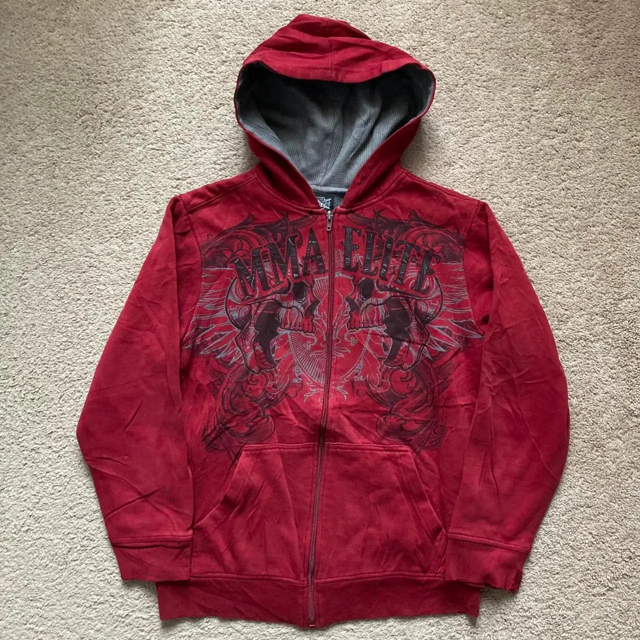 Zipper Sweater Men Gothic Harajuku Vintage Hip Hop Popular Casual Sports Sweater Hoodies