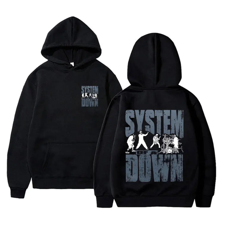 Unisex Casual Sweatshirt Men And Women Alternative Metal Music Pullover Hoodies