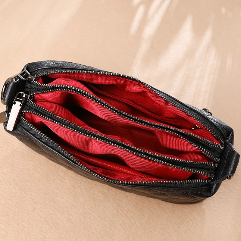 Women Handbag 100% Genuine Leather Shoulder Bag Luxury Brand High-Capacity Messenger Bag Fashion Tote Sac