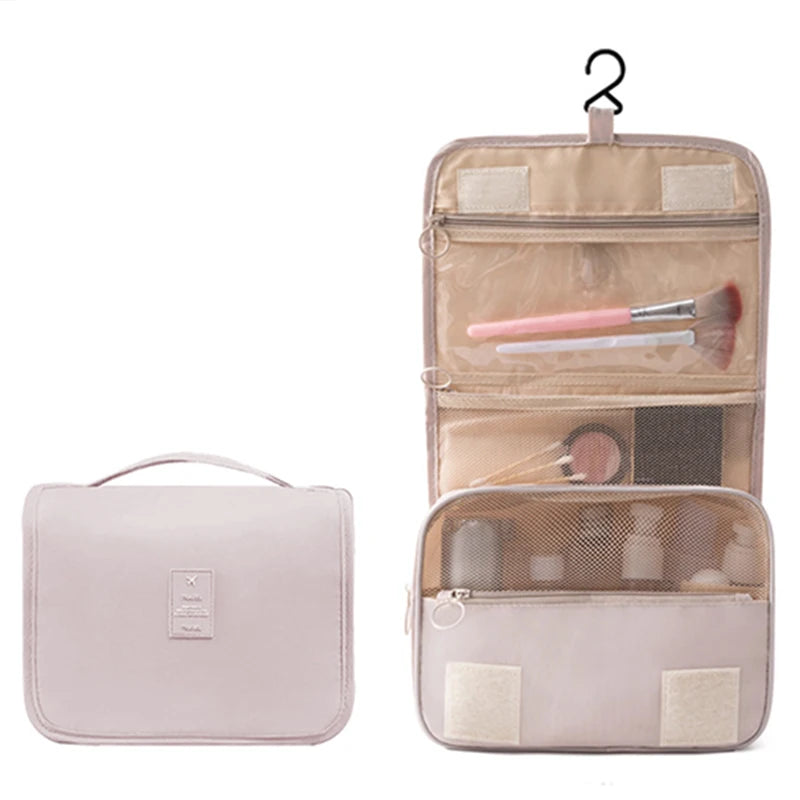 Cosmetic Bags Travel PVC Waterproof Large Capacity Toiletries Hangbag Storage