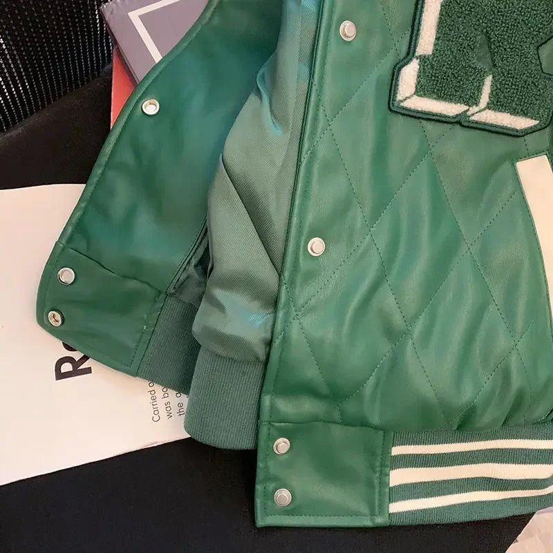 Fashion Casual Autumn Winter Windbreaker Coat Streetwear Female Outwear Crop Tops