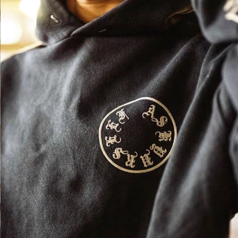 Winter Vintage  Sweater American Casual High Street Loose Hoodie