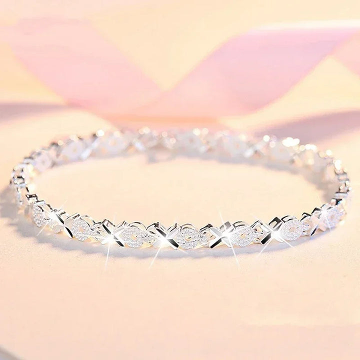 4Pcs/Set Fashion Snake Green Metal Bracelet For Women