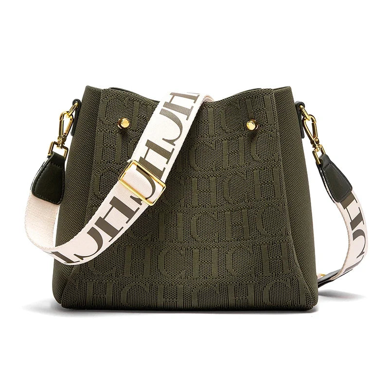 CH Crossbody Elegant Design Sense Letters Drawstring Design Brand Women's Bag Fashion Casual Hundred Women's Bag Crossbody