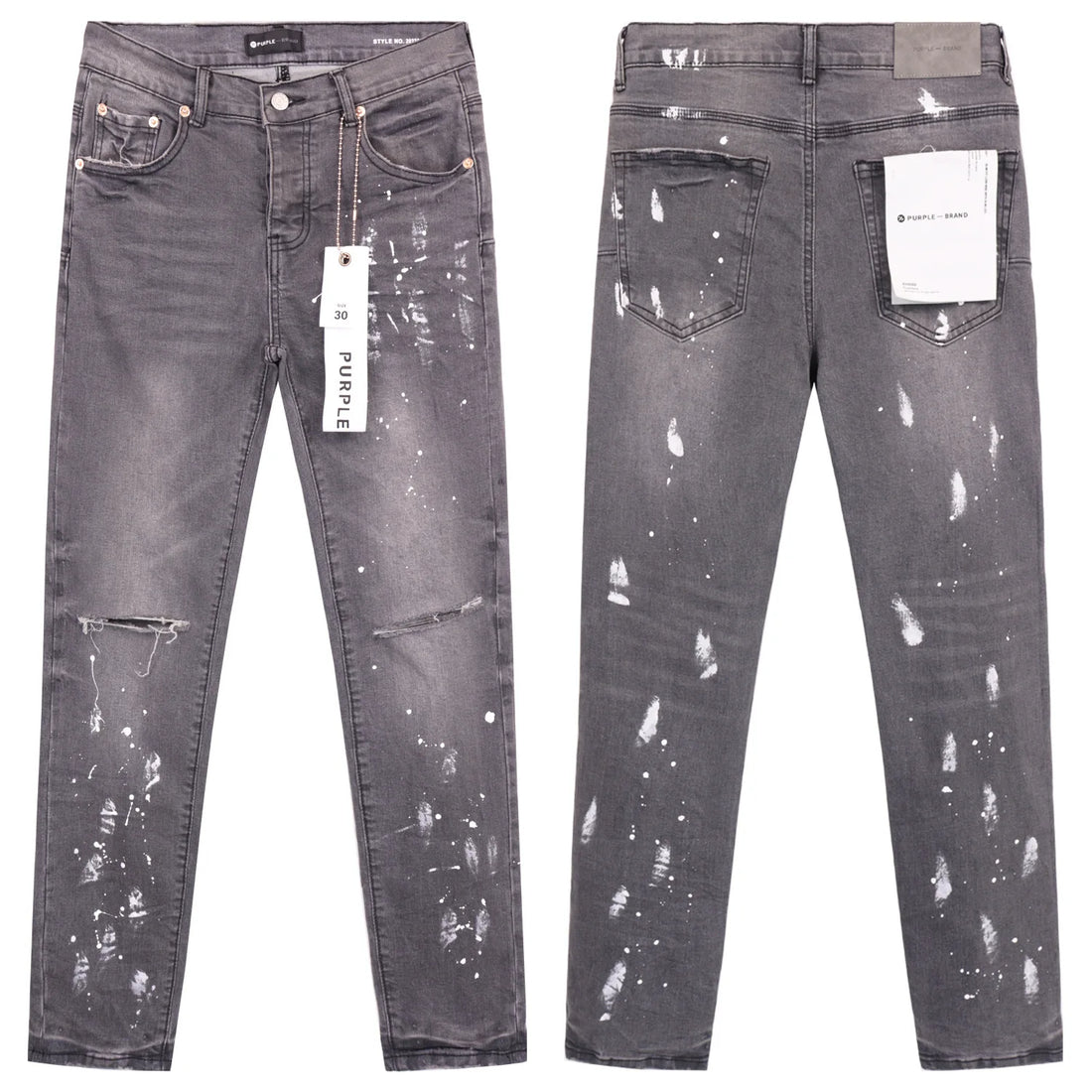 Purple Jeans American High Street Retro Designer Jeans