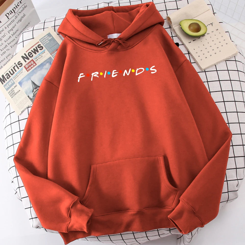 Sweatshirt Simple Crewneck Hooded Street Oversize Autumn Men's Clothes