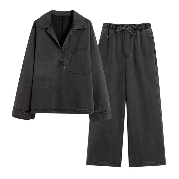 TRAF ZR Demin Sets for Women 2 Pieces Groups of Pant Denim Jeans New in Matching Sets 2025