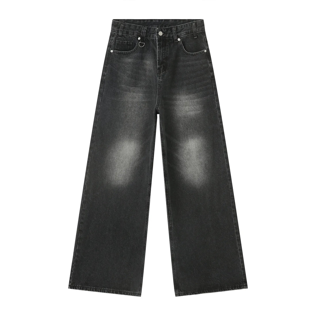 Sweatpants Men's Jeans Retro Trousers Korean Fashion Loose Fit Denim Pants Streetwear