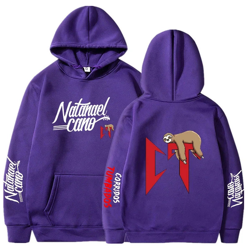 Natanael Cano Hoodies Men And Women Fashion Corridos Tumbados Long Sleeve Sweatshirts