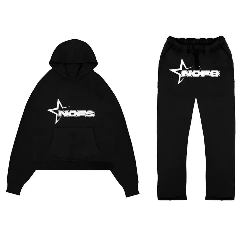 Men's Hip Hop Street Loose Couple Suit American Fashion