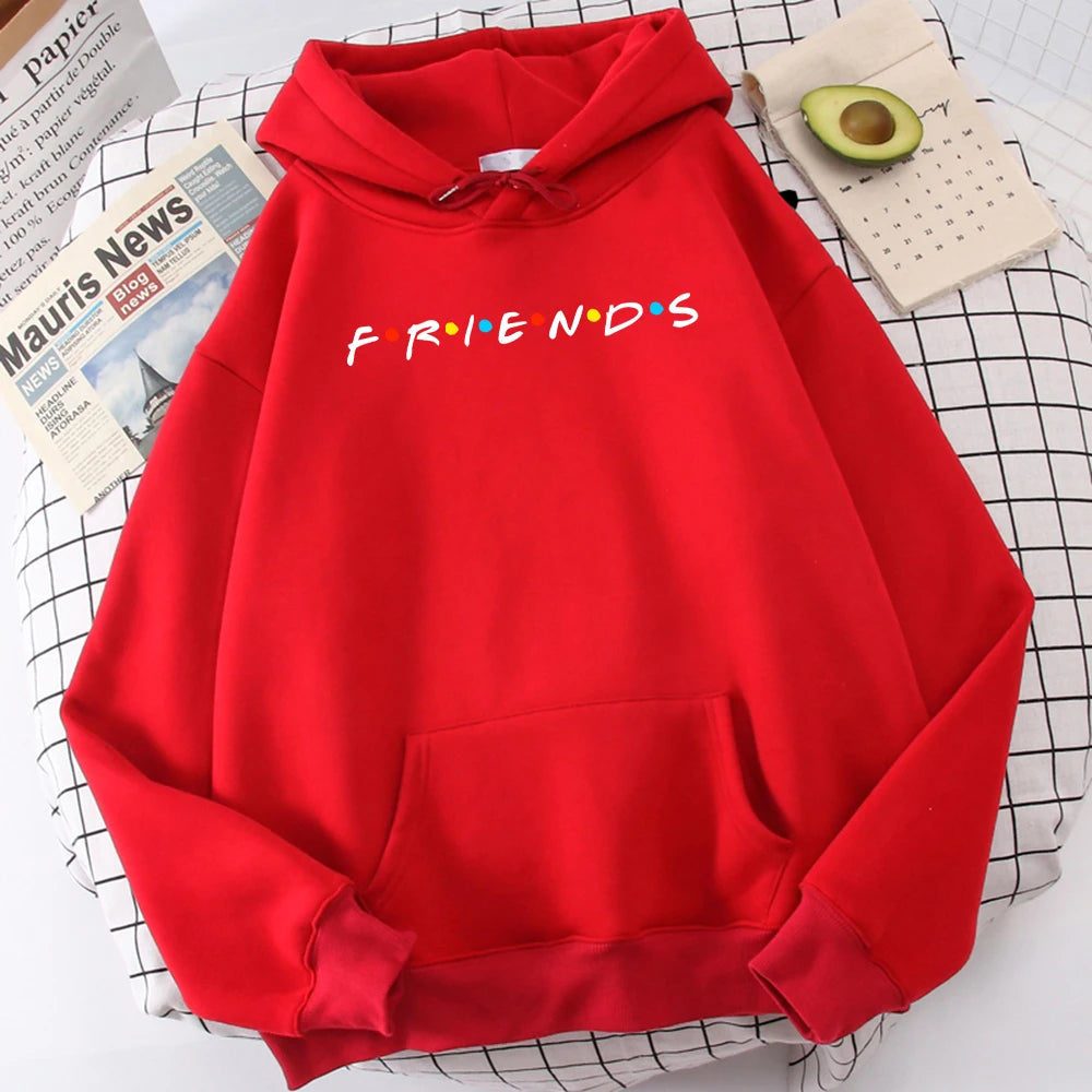 Sweatshirt Simple Crewneck Hooded Street Oversize Autumn Men's Clothes