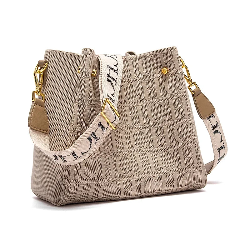 CH Crossbody Elegant Design Sense Letters Drawstring Design Brand Women's Bag Fashion Casual Hundred Women's Bag Crossbody