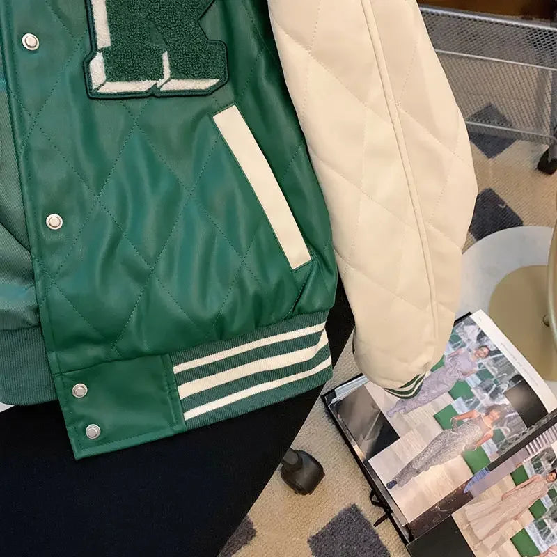 Fashion Casual Autumn Winter Windbreaker Coat Streetwear Female Outwear Crop Tops