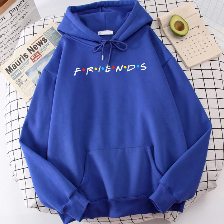 Sweatshirt Simple Crewneck Hooded Street Oversize Autumn Men's Clothes