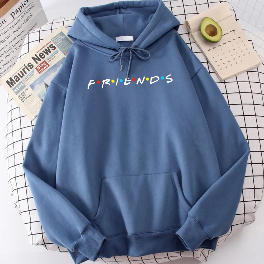 Sweatshirt Simple Crewneck Hooded Street Oversize Autumn Men's Clothes