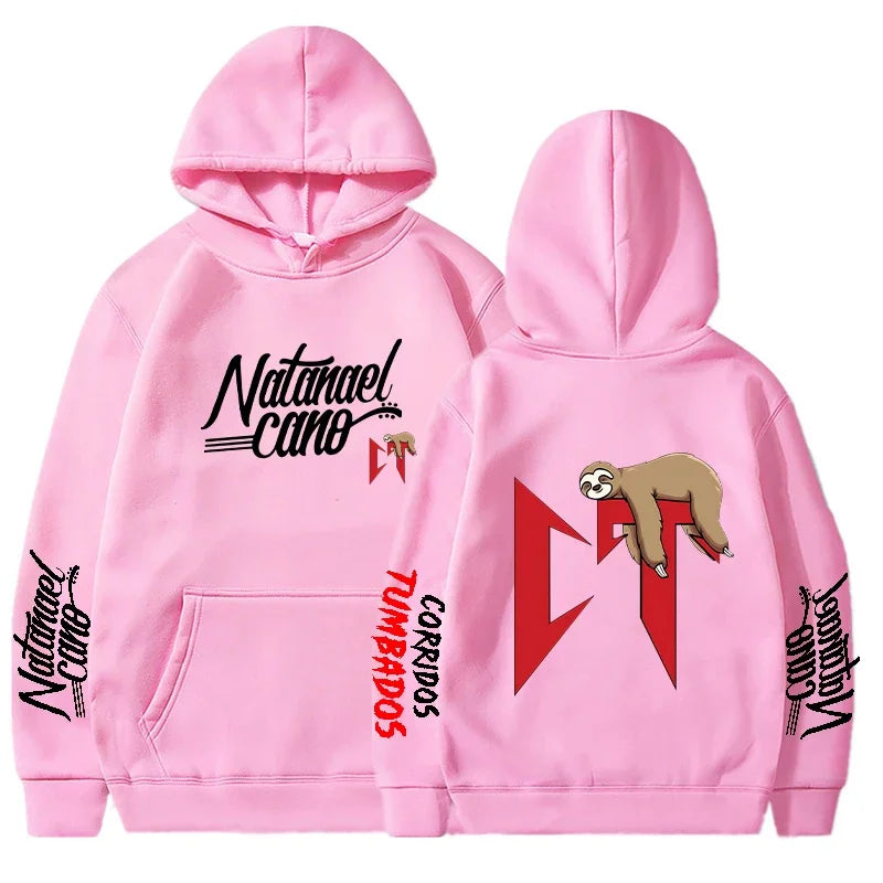 Natanael Cano Hoodies Men And Women Fashion Corridos Tumbados Long Sleeve Sweatshirts