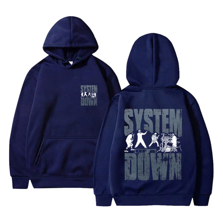 Unisex Casual Sweatshirt Men And Women Alternative Metal Music Pullover Hoodies