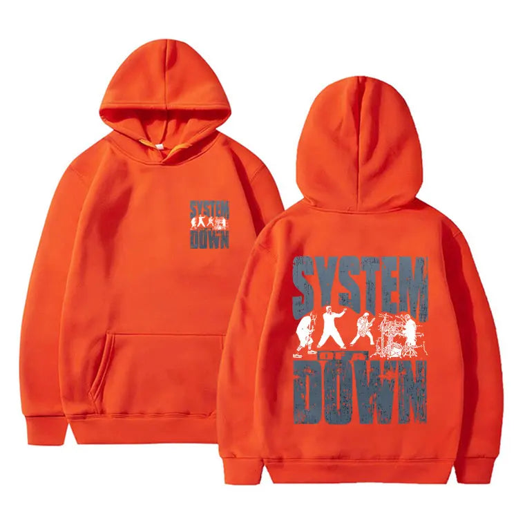 Unisex Casual Sweatshirt Men And Women Alternative Metal Music Pullover Hoodies
