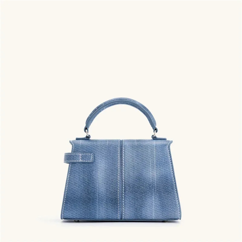 JW PEI Women's Handbag Elise Designer Fashion 2025 New Denim Blue Tote Bag