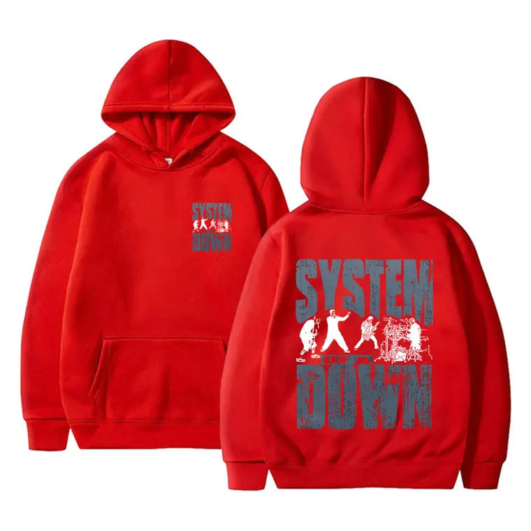 Unisex Casual Sweatshirt Men And Women Alternative Metal Music Pullover Hoodies