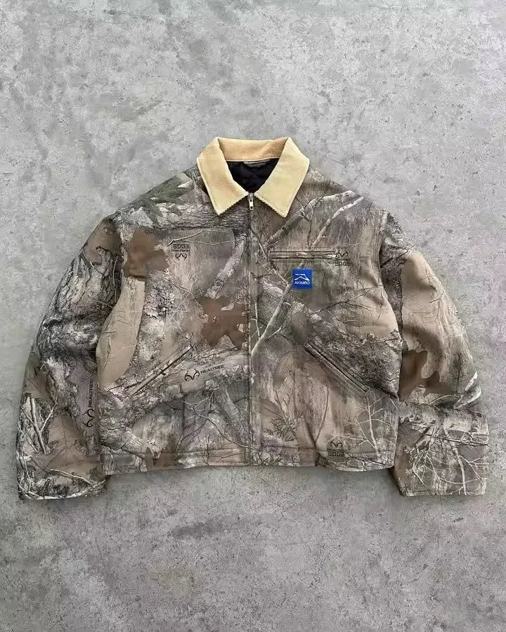 Mens Hip Hop Leather Wear Leather Zipper Jacket Coat Streetwear