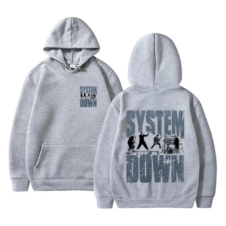 Unisex Casual Sweatshirt Men And Women Alternative Metal Music Pullover Hoodies
