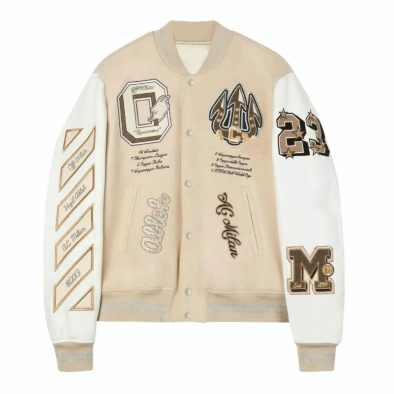 American Retro Racing Keep Warm Coat